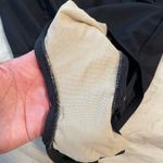 Longitude Vintage Black Gold One Piece Swim Suit With open Back-See Measurements Photo 8