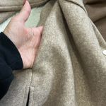 ZARA Oversized Shacket Light Brown Photo 8