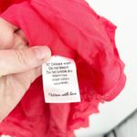 ELF Bali Made By Hand Carmen‎ Red Ruffle Wrap Vacation Party Maxi Dress Size S Photo 5