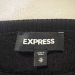 EXPRESS  Black Textured Crew Neck Sweater Photo 2