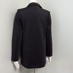 Good American  Scuba 2.0 Black Blazer Size 1 Small Photo 5