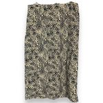 & Other Stories & Other Stories Skirt Linen Blend Tie Waist Front Slit Sz 8 Women Leopard Print Photo 4