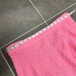 ZARA NEW Tweed Textured High Waist Midi Skirt Candy Barbie Long Pink XL NWT Photo 13