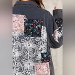 POL  Boho Patches Oversized Denim Jacket Photo 4