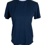 Reiss  Navy Blue Crewneck Short Sleeve Tee Shirt Minimalist Classic Casual Small Photo 0