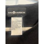 Vintage Christmas shirt presents black Sag Harbor small light knit beaded Photo 1