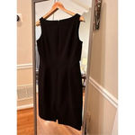 Tahari  Sheath Dress Size‎ 6 Black lined with Rhinestones Photo 5