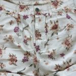 American Eagle  Women’s High-Waisted Floral Denim Shorts Size 6 Photo 1