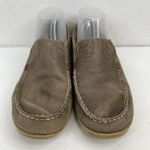 Olukai  Nohea Nubuck Sz 9.5 Shoes Brown Drop In Heel Casual Slip On Loafer Womens Photo 4