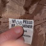 Moschino Vintage 1990s Western Tan Suede Leather Bolero Jacket EUC Sz 8 Photo 7