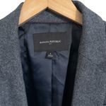 Banana Republic  Blue Gray Wool Blend Tweed Blazer Jacket Lined Women’s Size 6 Photo 3