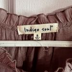 INDIGO SOUL Rose Boho Tunic Dress SZ S Floral Lace Detailed Flowing Photo 2