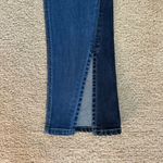 Tularosa  Two-Tone Blue Flare Jeans Photo 1