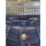Seven 7 Luxe Skinny Jeans Dark Wash Embellished Pockets Women's Size 14 Blue Photo 2