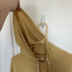 Yellow Hoodie Dress Size L Photo 2