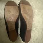 LANVIN Black Suede Jewel Embellished Tassel Stretch Collar Ballet Flats Size undefined Photo 4