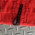 Red cable knit sweater holiday winter casual Size XL Photo 1