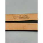 Brooks Brothers  Gray Leather Twin Buckle Belt Made In Italy WIN13 33"-36" Photo 2