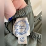 NWT Francesca’s Collection Blue Rain Size XXS Deep Green Jumpsuit Soft Wide Leg Photo 2