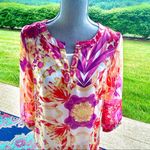 Adiva 2 Piece Floral Tunic Purple Photo 1