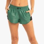 Koral Womens Duffle Green Power Shiny Netz Activewear Athleisure Gym Shorts sz S Photo 13