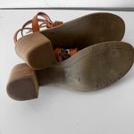 American Eagle  strappy Block heeled gladiator sandals SZ 8 AE Photo 4