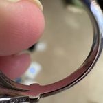 Elegant 2.5 carat moissanite princess cut ring size 7 Silver Photo 4