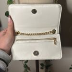 Bebe White Gold Crossbody Chain Strap Purse Photo 2