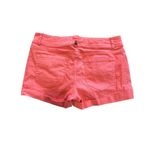 Life in Progress  Coral Pink Cuffed Denim Shorts Size 30 Photo 1