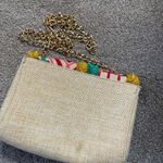 Nanette Lepore Woven Raffia Embroidered Crossbody Bag Clutch boho Photo 1
