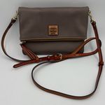 Dooney & Bourke Foldover Zip Crossbody in Pebble Grain Leather Photo 0