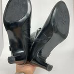 Lauren Ralph Lauren Womens Leather Saida Ankle Boots Booties Buckle Black Sz 10B Photo 8