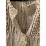 Eddie Bauer Womens Khaki 3/4 Sleeves Button Front Cardigan Sweater Size XL Photo 5