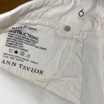 Ann Taylor Womens Low Rise Curvy Fit Skinny Ankle Jeans White Size 6 Photo 7