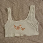 Butterfly Crop Top White Photo 0