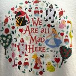 Next Level Apparel Alice in Wonderland “We Are All Mad Here” Graphic T-Shirt - Medium - Photo 1