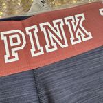 PINK - Victoria's Secret  Gray Mauve Fleece Lined Full Length Leggings Large Photo 3