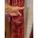 LuLaRoe  metallic, red pink and silver Aztec print open front cardigan/kimono Photo 2