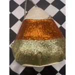 Betsey Johnson Candy Corn Crossbody Bag Novelty Halloween Purse Me so Corny Bag Photo 1