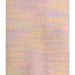 AQUA  Pastel Knit Sweater Colorful Striped Pullover‎ Crew Neck Casual Top M Photo 4