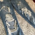 Aeropostale  Mom Jeans sz 00 Distressed Ripped Cropped Straight Leg‎ Emo Punk Y2K Photo 11