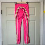 Free People Movement Free People FP Movement Run Racer Pink Leggings Pants Rainbow Back Zip Ankle NWT Photo 2