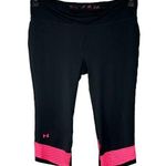 Under Armour X-Large Capri Leggings Breast Cancer Awareness Heatgear Compression Photo 0