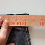 Pilcro Denim Pleated Mini Skirt size 10 Acid Wash Black Grunge Skater Style Photo 5