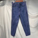 Vintage 80's Joan Darc Purple Stone Washed Jeans Womens 26 Straight Retro Photo 1