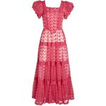 NWT Dôen Tulle Lace floral Nadette Dress in Pink sz M Size M Photo 11