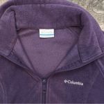 Columbia Women’s Purple Full Zip Fleece Jacket with Adjustable Bottom Medium Photo 3