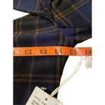 Good American Nwt Plaid Long Sleeve Shirt High Neck Cutout Design Photo 12