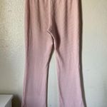 Old Navy Pink High-Waisted Flare Leggings Photo 2