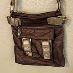 wilson's leather Metallic brown/gold small crossbody purse Photo 0
